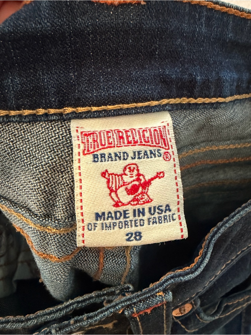 TRUE RELIGION Vintage-Style Dark Blue Bootcut Jeans - Picture 6 of 8